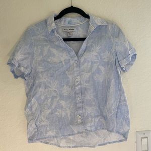 Tommy Bahama Woman’s Short Sleeve Button down size XXS